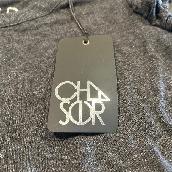 NWT Chaser Girls Ruffle Sleeve Tunic Tee/Tank, Gray, Girls Size 6 - Picture 3 of 5